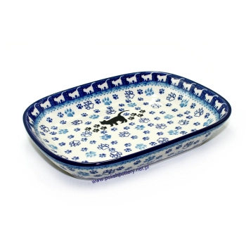 Półmisek średni II Gatunek dek. 1771X Czarny Kot